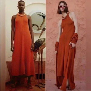 ZARA Midi Knit Dress